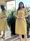 23208 Indira Cambric Cotton Printed Kurti With Bottom Wholesale Online
